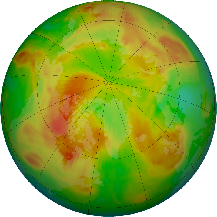 Arctic ozone map for 18 May 1983